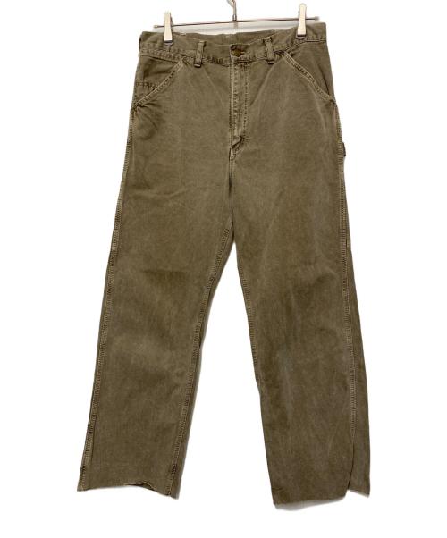 CarHartt（カーハート）CarHartt (カーハート) ペイントデニムパンツ ベージュ サイズ:W81の古着・服飾アイテム