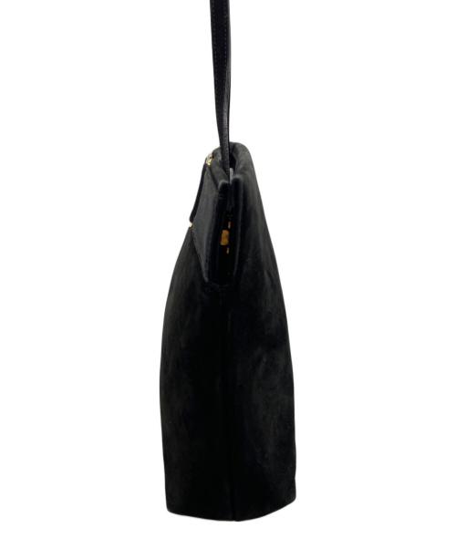Salvatore Ferragamo（サルヴァトーレ フェラガモ）Salvatore Ferragamo (サルヴァトーレ フェラガモ) スウェードショルダーバッグ ブラックの古着・服飾アイテム