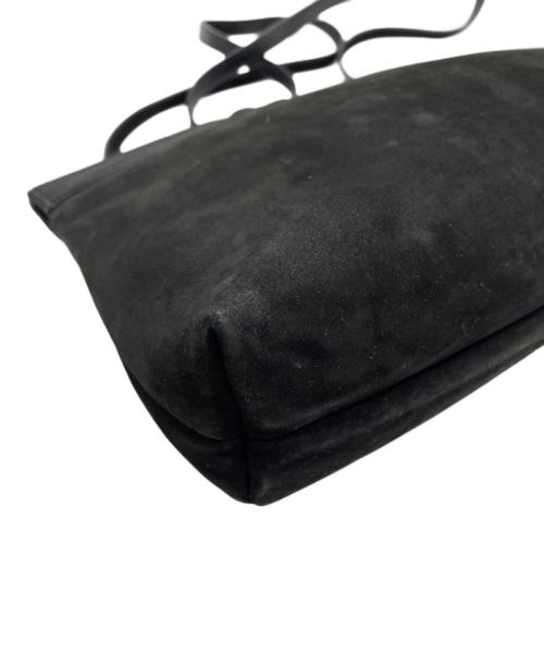 Salvatore Ferragamo（サルヴァトーレ フェラガモ）Salvatore Ferragamo (サルヴァトーレ フェラガモ) スウェードショルダーバッグ ブラックの古着・服飾アイテム