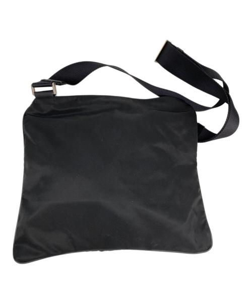 PRADA（プラダ）PRADA (プラダ) ナイロンショルダーバッグ ブラックの古着・服飾アイテム