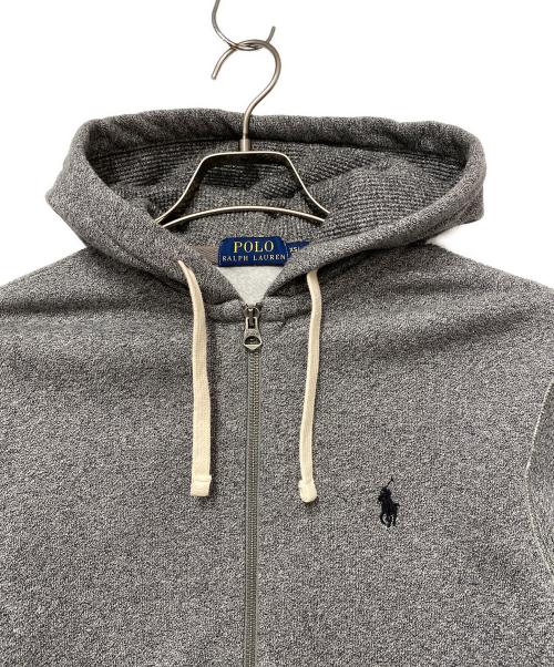 POLO RALPH LAUREN（ポロ・ラルフローレン）POLO RALPH LAUREN (ポロ・ラルフローレン) ジップパーカー グレー サイズ:XSの古着・服飾アイテム