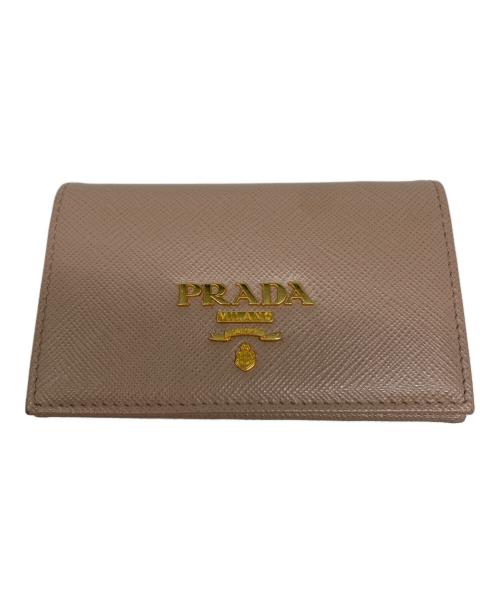 PRADA（プラダ）PRADA (プラダ) カードケース ピンクの古着・服飾アイテム