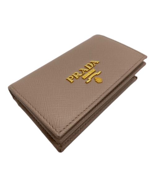 PRADA（プラダ）PRADA (プラダ) カードケース ピンクの古着・服飾アイテム