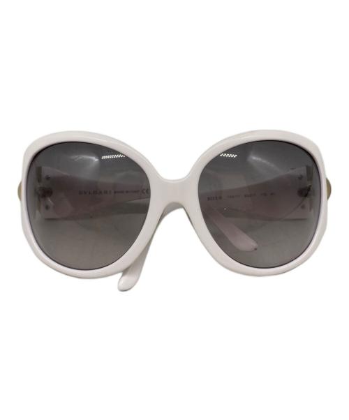 BVLGARI（ブルガリ）BVLGARI (ブルガリ) サングラス ホワイトの古着・服飾アイテム