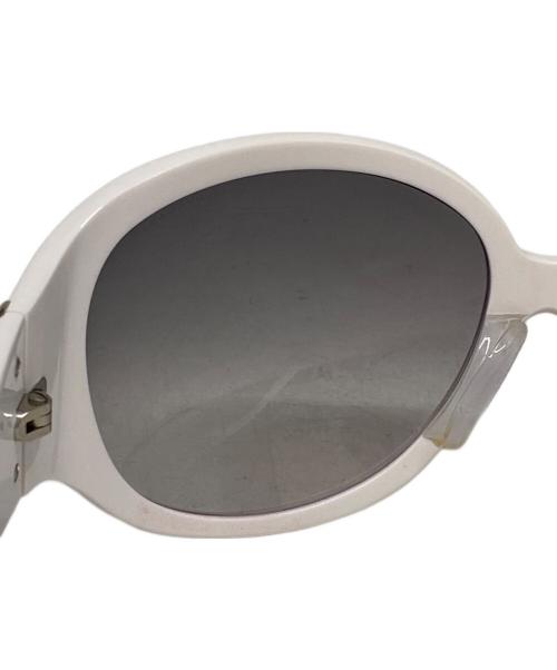 BVLGARI（ブルガリ）BVLGARI (ブルガリ) サングラス ホワイトの古着・服飾アイテム