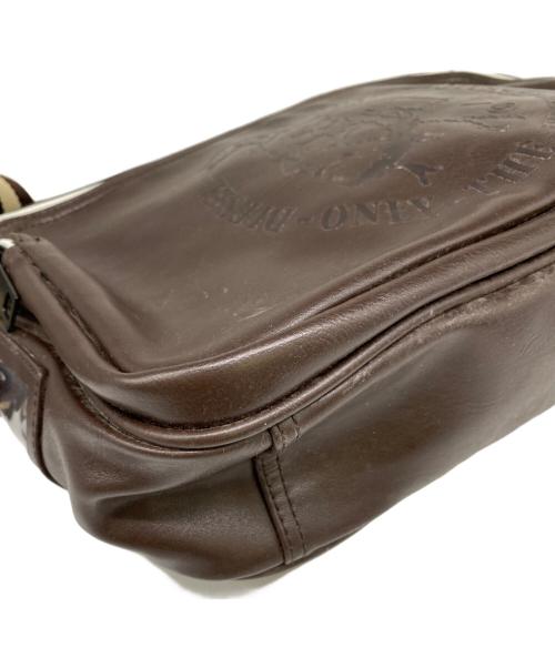 DIESEL（ディーゼル）DIESEL (ディーゼル) ショルダーバッグ ブラウンの古着・服飾アイテム