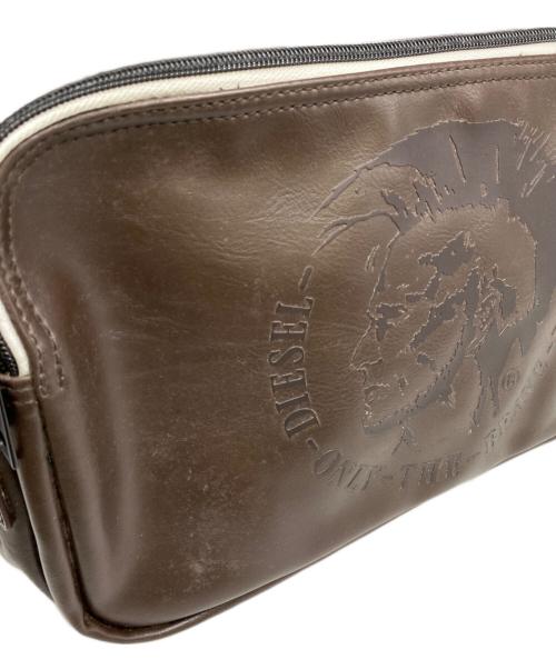 DIESEL（ディーゼル）DIESEL (ディーゼル) ショルダーバッグ ブラウンの古着・服飾アイテム