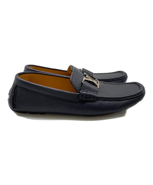 LOUIS VUITTON（ルイ ヴィトン）LOUIS VUITTON (ルイ ヴィトン) ローファー ネイビー サイズ:７の古着・服飾アイテム