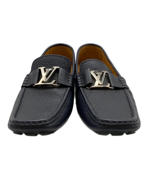 LOUIS VUITTON（ルイ ヴィトン）LOUIS VUITTON (ルイ ヴィトン) ローファー ネイビー サイズ:７の古着・服飾アイテム
