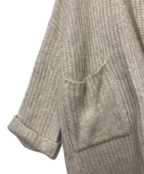 TODAYFUL（トゥデイフル）TODAYFUL (トゥデイフル) ニットコート アイボリー サイズ:36の古着・服飾アイテム