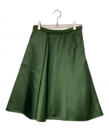 Acne studios×KEALS SHINE（アクネ ストゥディオズ）の古着「ナイロンミディスカート」｜グリーン
