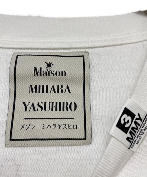 Maison MIHARA YASUHIRO（メゾン ミハラ ヤスヒロ）Maison MIHARA YASUHIRO (メゾン ミハラ ヤスヒロ) Maison MIHARA YASUHIRO　長袖カットソー ホワイト サイズ:46の古着・服飾アイテム