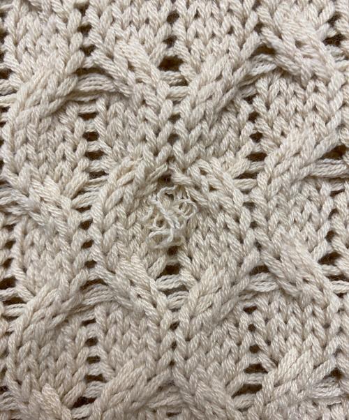 NIKE（ナイキ）NIKE (ナイキ) 厚手ニット ベージュ サイズ:Mの古着・服飾アイテム