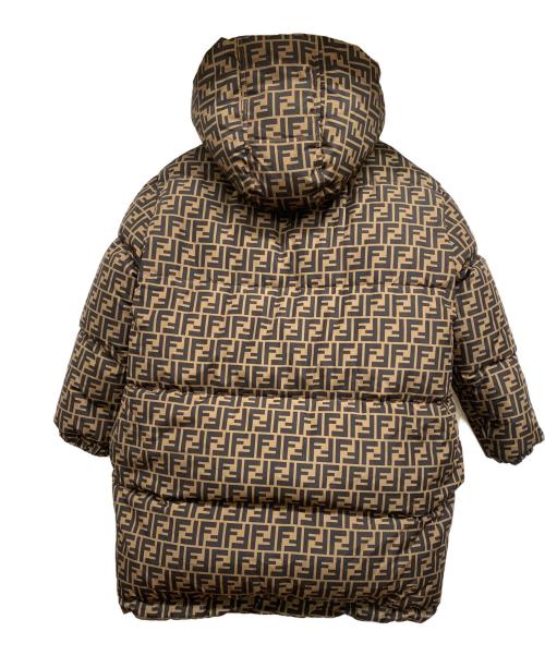 FENDI（フェンディ）FENDI (フェンディ) ダウンジャケット ブラウン サイズ:12の古着・服飾アイテム