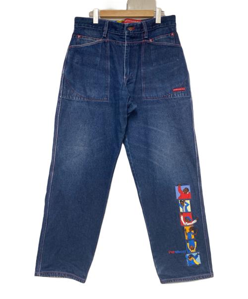 PLATINUM FUBU（プラチナムフブ）PLATINUM FUBU (プラチナムフブ) デニムパンツ インディゴ サイズ:32の古着・服飾アイテム