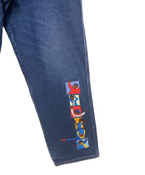 PLATINUM FUBU（プラチナムフブ）PLATINUM FUBU (プラチナムフブ) デニムパンツ インディゴ サイズ:32の古着・服飾アイテム