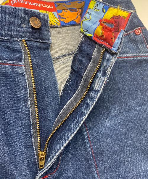 PLATINUM FUBU（プラチナムフブ）PLATINUM FUBU (プラチナムフブ) デニムパンツ インディゴ サイズ:32の古着・服飾アイテム