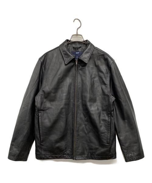 GAP（ギャップ）GAP (ギャップ) レザージャケット ブラック サイズ:Mの古着・服飾アイテム