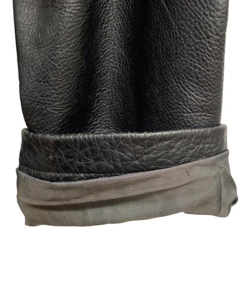 GAP（ギャップ）GAP (ギャップ) レザージャケット ブラック サイズ:Mの古着・服飾アイテム