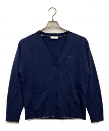 LACOSTE（ラコステ）の古着「薄手カーディガン」｜ネイビー