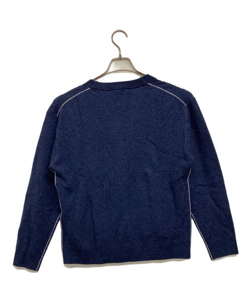 LACOSTE（ラコステ）LACOSTE (ラコステ) 薄手カーディガン ネイビー サイズ:M 未使用品の古着・服飾アイテム