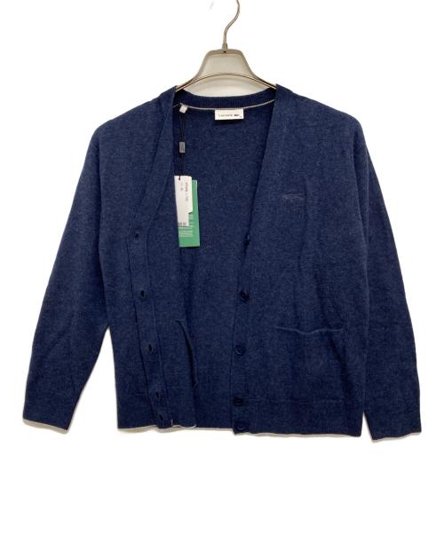 LACOSTE（ラコステ）LACOSTE (ラコステ) 薄手カーディガン ネイビー サイズ:M 未使用品の古着・服飾アイテム