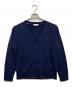 LACOSTE（ラコステ）の古着「薄手カーディガン」｜ネイビー