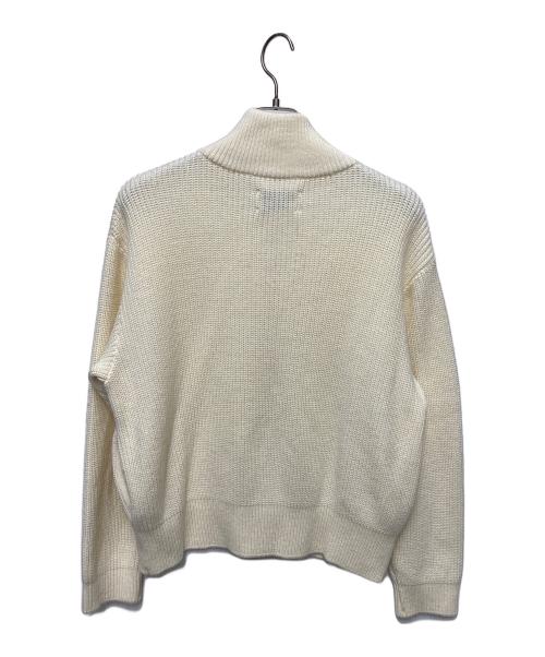 STUDIOUS（ステュディオス）STUDIOUS (ステュディオス) ジップニット ホワイト サイズ:2の古着・服飾アイテム