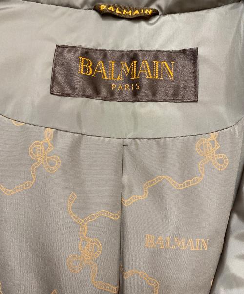 BALMAIN（バルマン）BALMAIN (バルマン) ダウンコート ベージュ サイズ:Lの古着・服飾アイテム