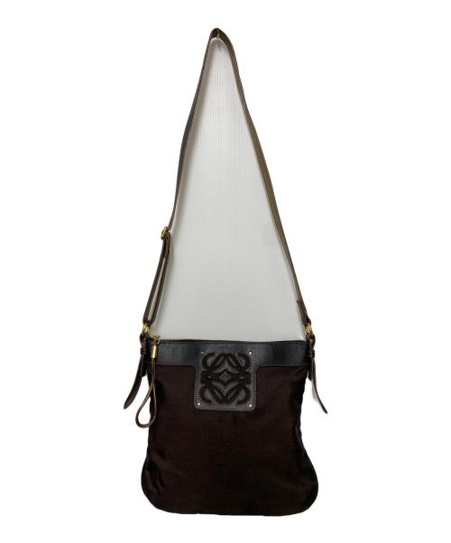 LOEWE（ロエベ）LOEWE (ロエベ) ショルダーバッグ ブラウン×ブラックの古着・服飾アイテム