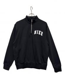 NIKE（ナイキ）の古着「ハーフジップスウェット」｜ブラック
