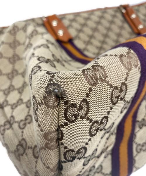 GUCCI（グッチ）GUCCI (グッチ) トートバッグ ブラウン サイズ:-の古着・服飾アイテム