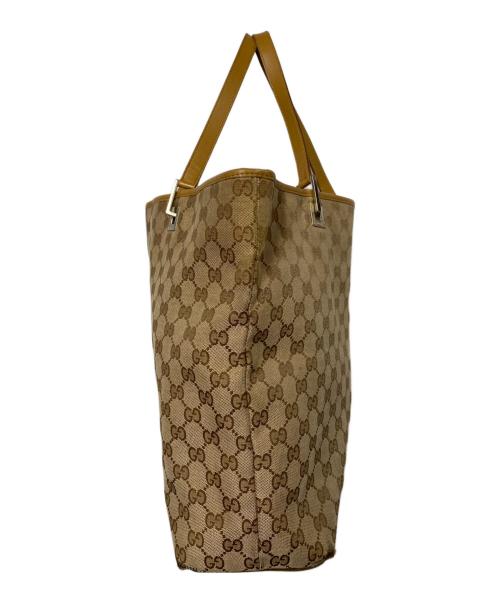 GUCCI（グッチ）GUCCI (グッチ) GUCCI」（グッチ）トートバッグ ブラウン サイズ:下記参照の古着・服飾アイテム