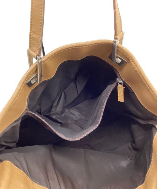 GUCCI（グッチ）GUCCI (グッチ) GUCCI」（グッチ）トートバッグ ブラウン サイズ:下記参照の古着・服飾アイテム