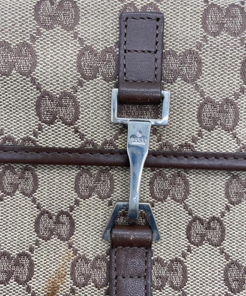 GUCCI（グッチ）GUCCI (グッチ) GUCCI　ウエストポーチ ブラウンの古着・服飾アイテム