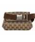 GUCCI (グッチ) GUCCI　ウエストポーチ ブラウン：15000円