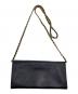 PRADA (プラダ) PRADA　チェーンショルダーバッグ ブラック×ゴールド：23000円