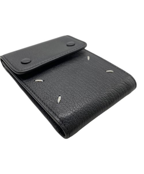 Maison Margiela（メゾンマルジェラ）Maison Margiela (メゾンマルジェラ) 2つ折り財布 ブラックの古着・服飾アイテム