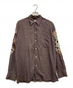WACKO MARIA×TIMLEHIワコマリア×ティムリーハイ）の古着「長袖シャツ」｜ブラウン