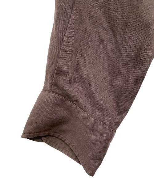 WACKO MARIA（ワコマリア）WACKO MARIA (ワコマリア) TIMLEHI (ティムリーハイ) 長袖シャツ ブラウン サイズ:Lの古着・服飾アイテム