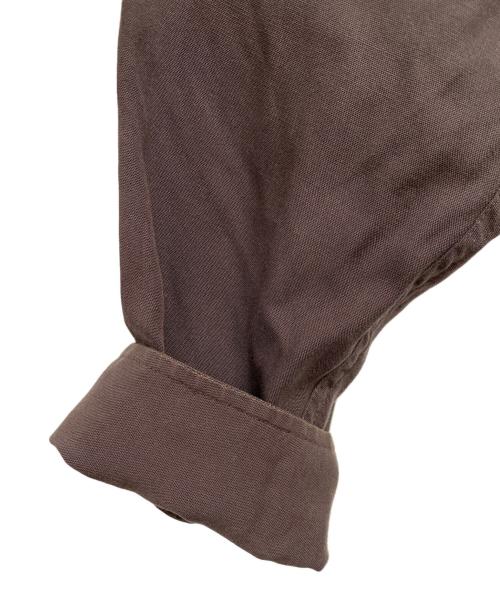 WACKO MARIA（ワコマリア）WACKO MARIA (ワコマリア) TIMLEHI (ティムリーハイ) 長袖シャツ ブラウン サイズ:Lの古着・服飾アイテム