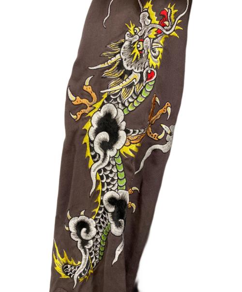 WACKO MARIA（ワコマリア）WACKO MARIA (ワコマリア) TIMLEHI (ティムリーハイ) 長袖シャツ ブラウン サイズ:Lの古着・服飾アイテム