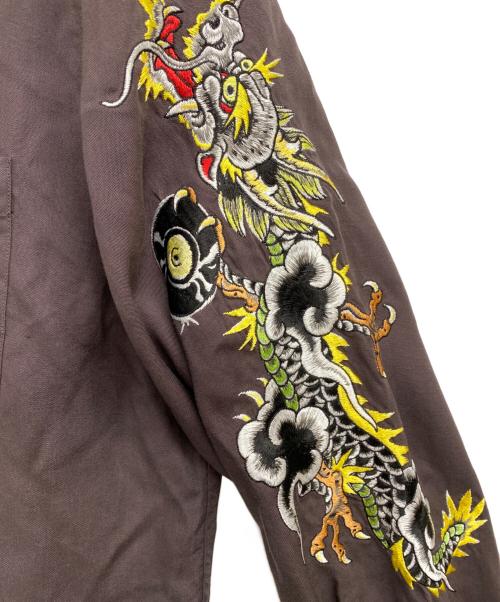 WACKO MARIA（ワコマリア）WACKO MARIA (ワコマリア) TIMLEHI (ティムリーハイ) 長袖シャツ ブラウン サイズ:Lの古着・服飾アイテム