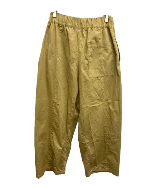 SAGE NATION（セイジ ネーション）SAGE NATION (セイジ ネーション) BOXPLEAT TROUSERS カーキ サイズ:Mの古着・服飾アイテム
