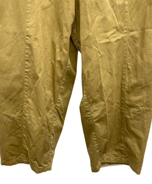 SAGE NATION（セイジ ネーション）SAGE NATION (セイジ ネーション) BOXPLEAT TROUSERS カーキ サイズ:Mの古着・服飾アイテム