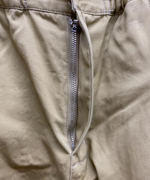 SAGE NATION（セイジ ネーション）SAGE NATION (セイジ ネーション) BOXPLEAT TROUSERS カーキ サイズ:Mの古着・服飾アイテム