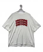 blurhms ROOTSTOCKブラームスルーツストック）の古着「Print Tee BIG半袖プリントTシャツ」｜ホワイト