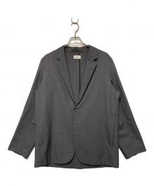 ATON（エイトン）の古着「ATON　テーラードジャケット」｜グレー