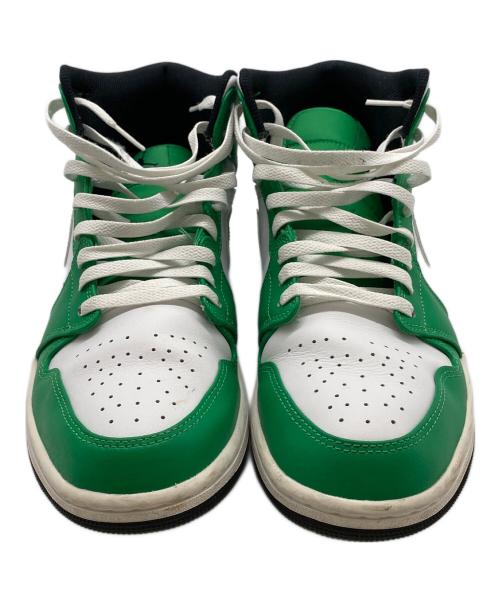 NIKE（ナイキ）NIKE (ナイキ) ミッドカットスニーカー ホワイト×グリーン サイズ:28.5の古着・服飾アイテム