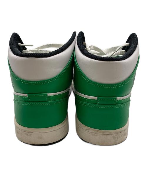 NIKE（ナイキ）NIKE (ナイキ) ミッドカットスニーカー ホワイト×グリーン サイズ:28.5の古着・服飾アイテム